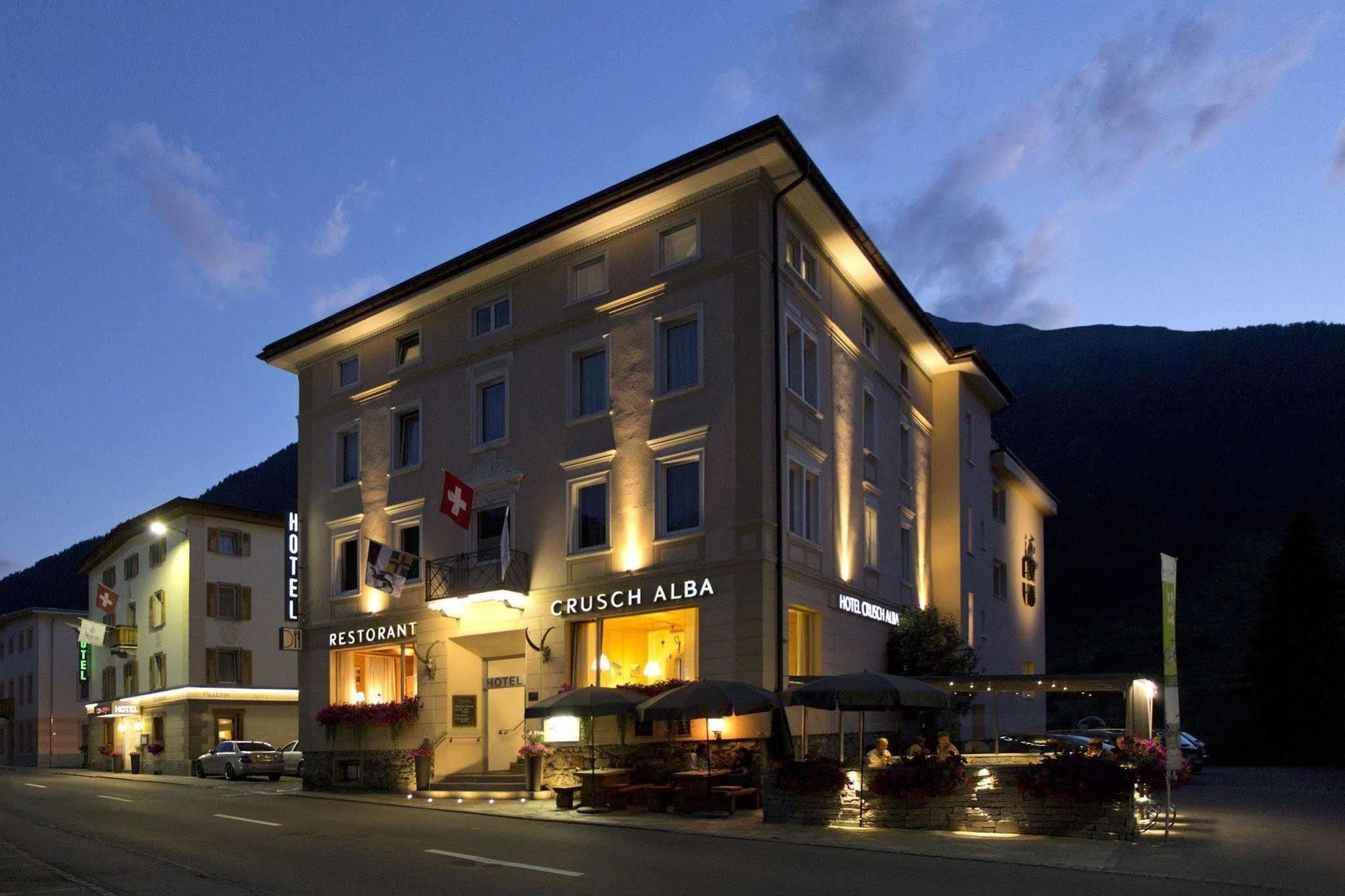 Hotel Crusch Alba Zernez Luaran gambar